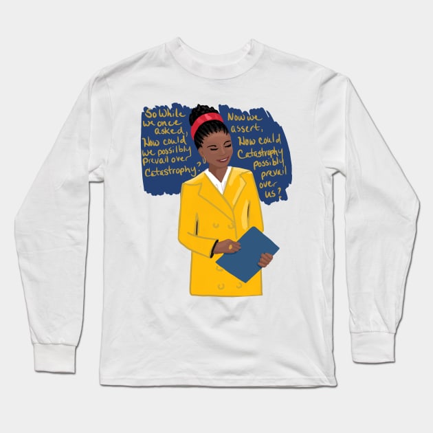 Amanda Gorman Slayed Long Sleeve T-Shirt by MamaODea